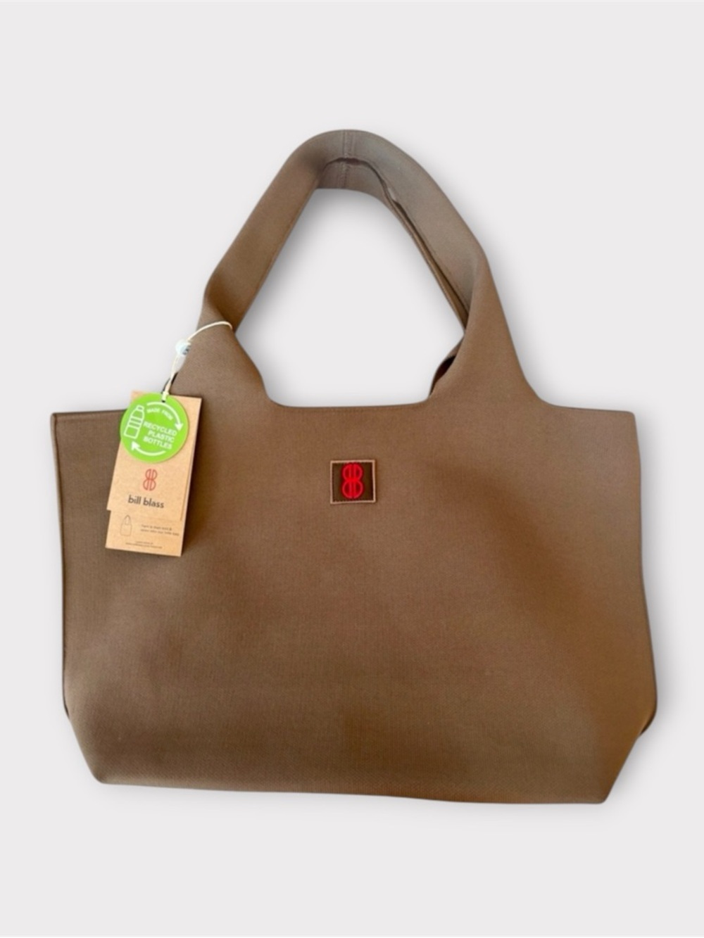 BILL BLASS Sutton City Tote Bag Recycled Material Large Shoulder Bag NWT
